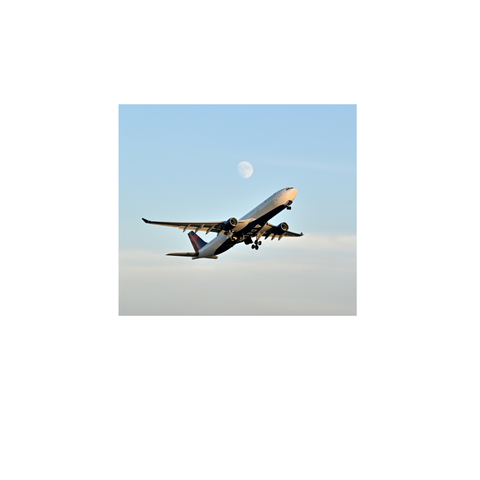 Image of a plane taking off