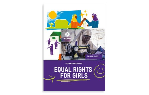 Oxfam Unwrapped gift supporting equal rights for girls