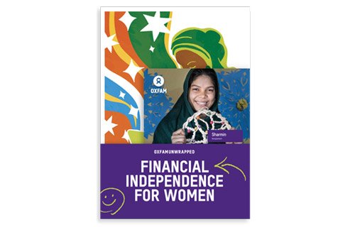 Oxfam Unwrapped gift supporting financial independence for women