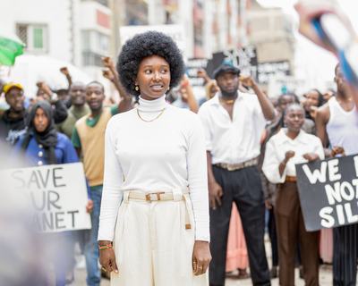 Joyce Koech, climate activist in Kenya.