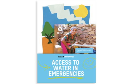 Oxfam's 'Access to water in emergencies' Unwrapped gift.