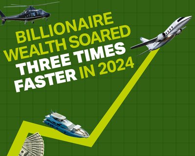 Billionaire wealth soaring graph that goes up with private jets, super-yachts and money