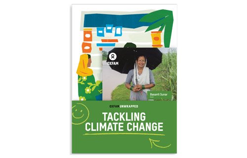 Oxfam Unwrapped gift card pack around tackling climate change