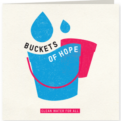 Buckets of hope Unwrapped Charity gifts