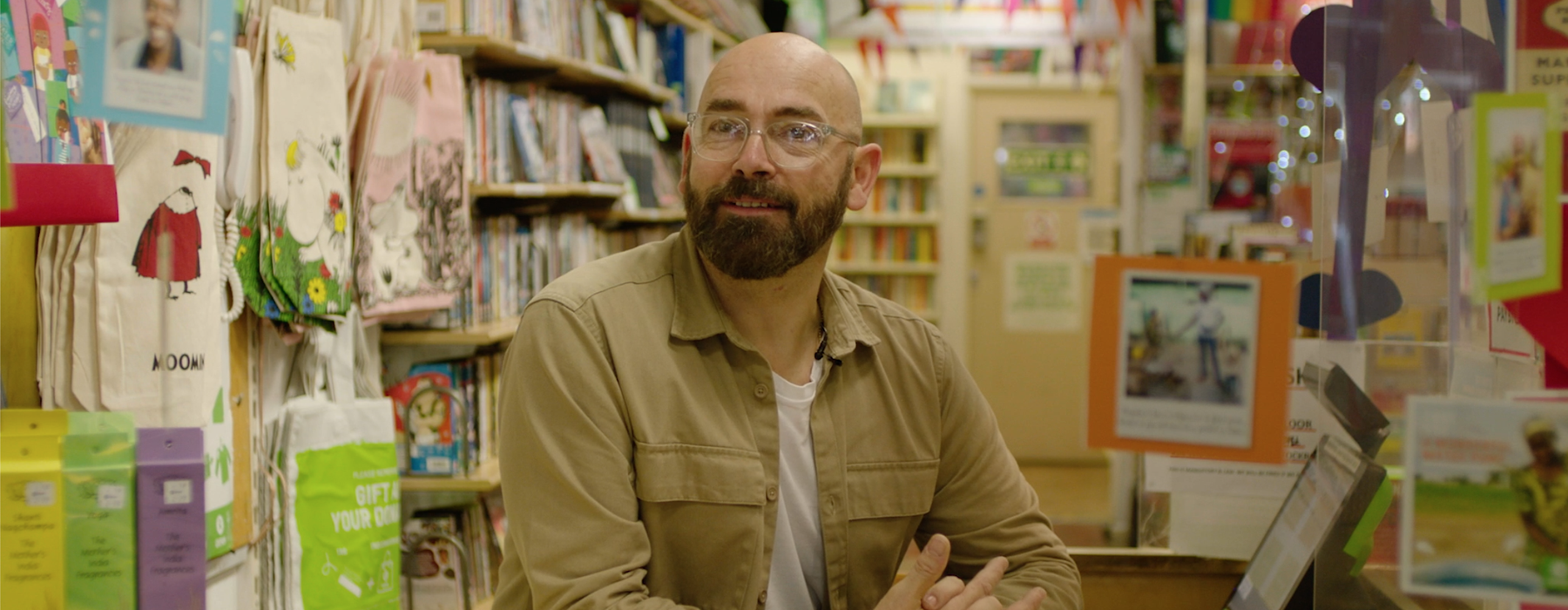 Scott in the Brighton Oxfam shop