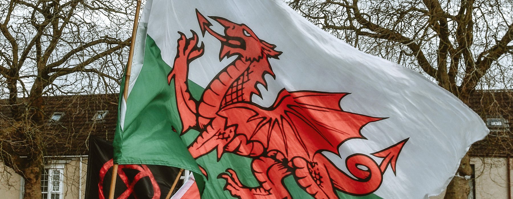 A Welsh flag