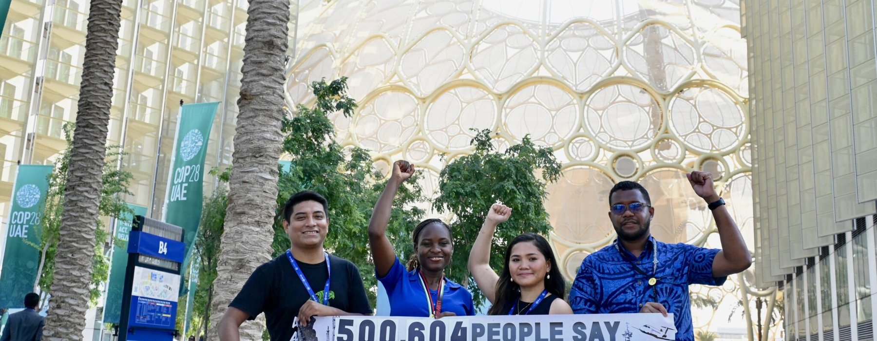 COP28 protesters