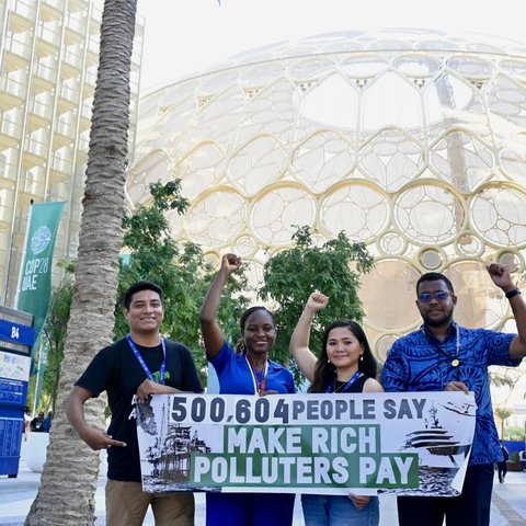 COP28 protesters