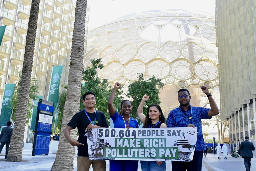 COP28 protesters