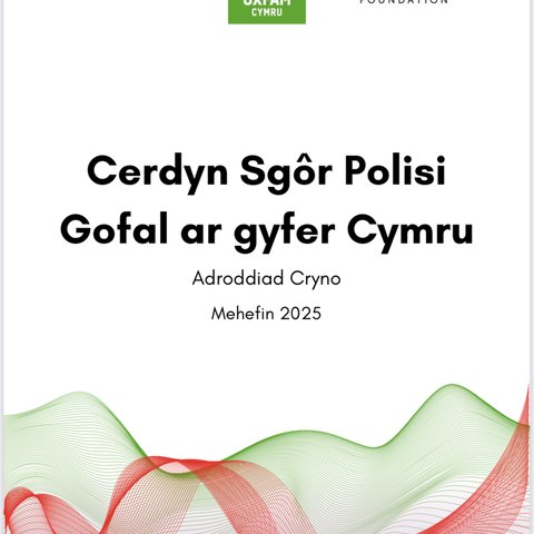 Tudalen Flaen Cerdyn Sgôr Polisi Gofal ar gyfer Cymru