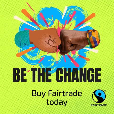 Fairtrade foundation Be the Change website banner