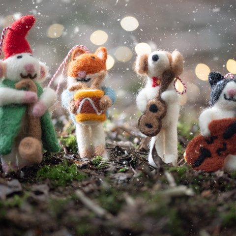 Felt Christmas decorations