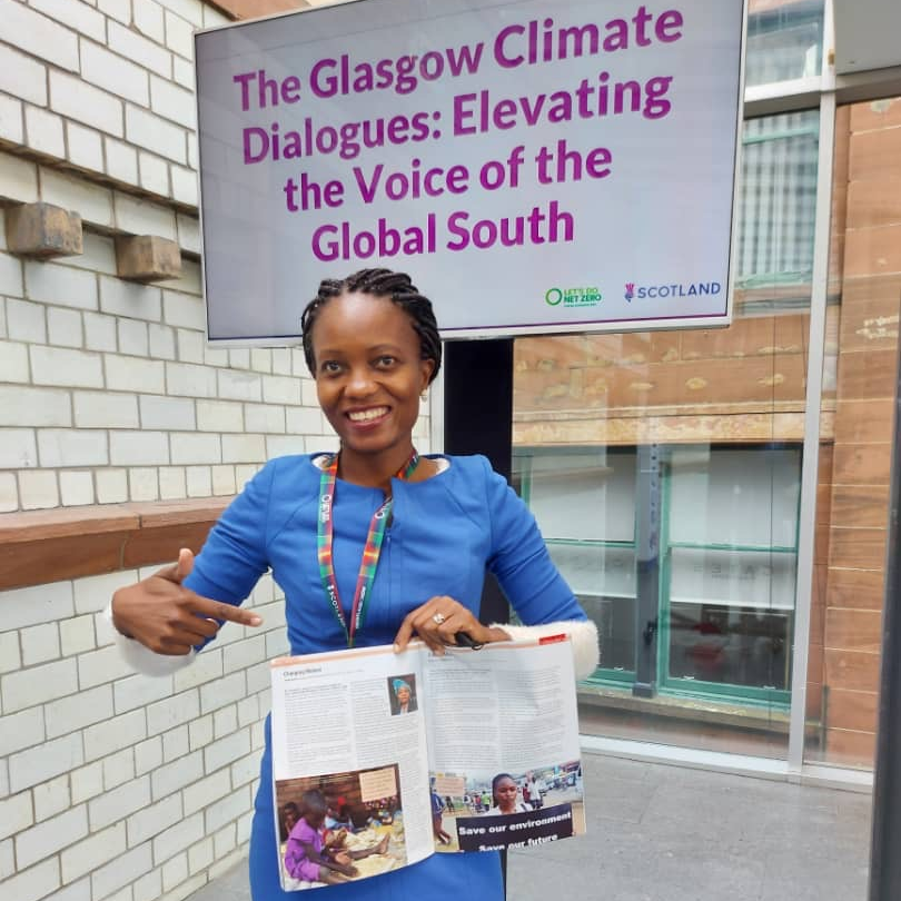 Juliet at Glasgow Climate Dialogues Event