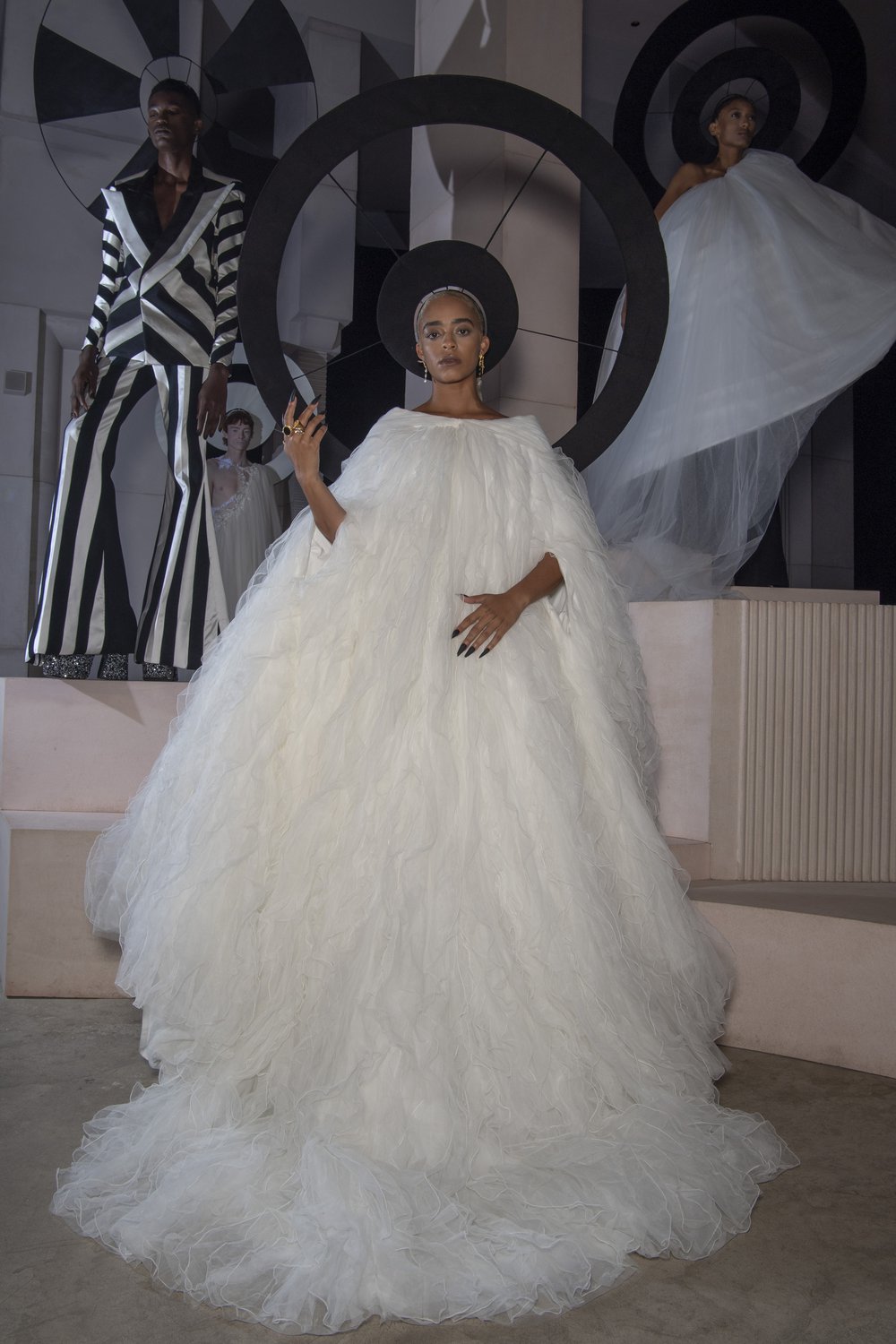 Oxfam bridal wear transformed demi couture by Harris Reed Oxfam GB