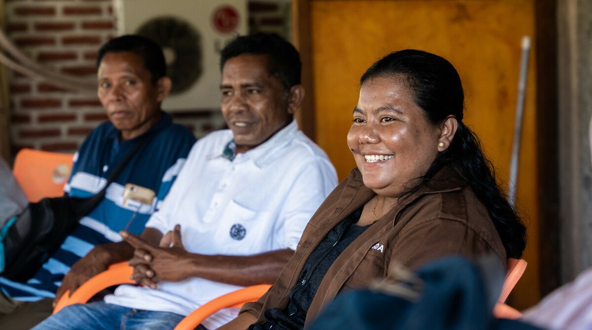Magda is a Project Manager in Larantuka, Indonesia. Photo: Kyo Umareta/Oxfam