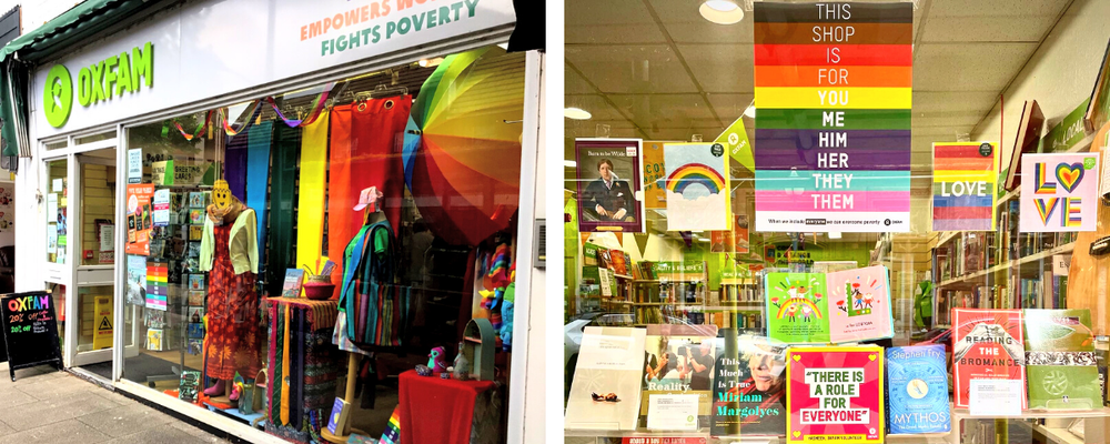 Oxfam Shops Celebrate Pride