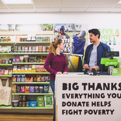 Inside the Cowley Road Shop, Oxford.