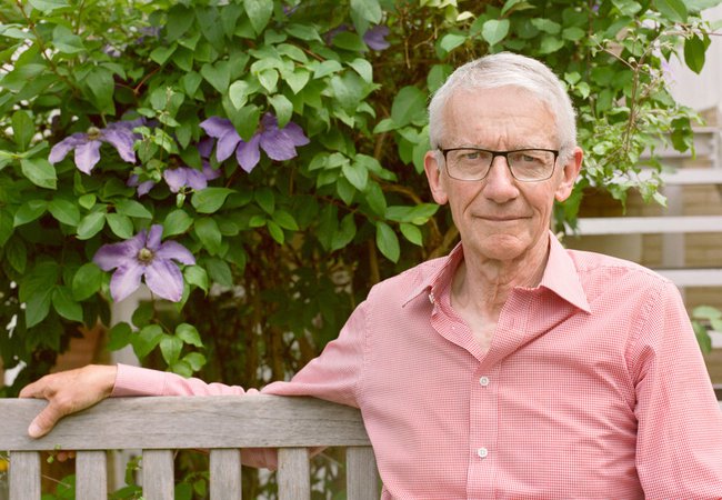 Richard in his garden