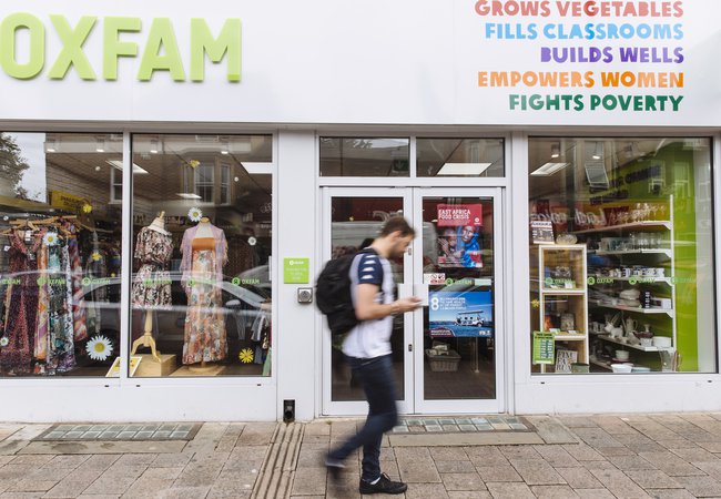 Oxfam shop Cowley Road
