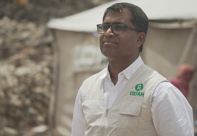 Danny Sriskandarajah Oxfam GB CEO in Yemen