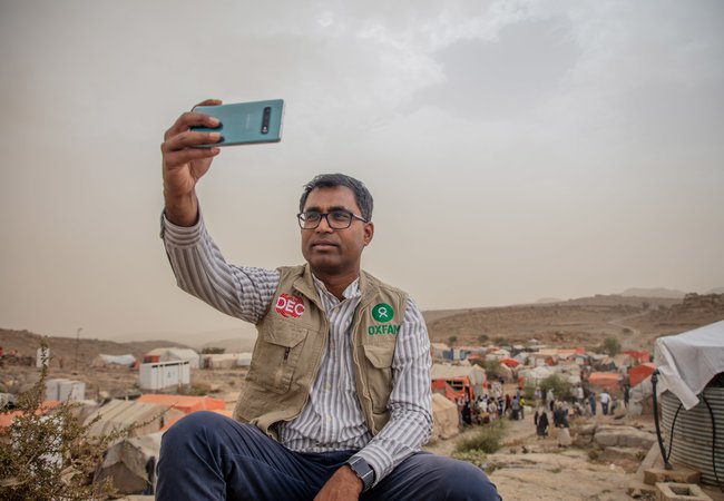 Danny Sriskandarajah visiting Houth, IDP camp, Yemen