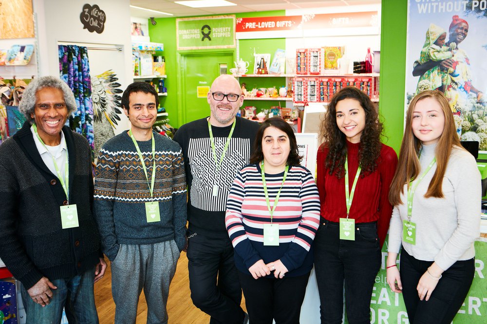 Shop volunteer team