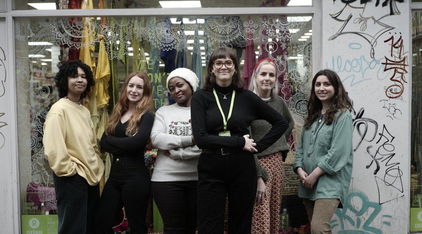 Volunteers at Oxfam Emporium, Manchester