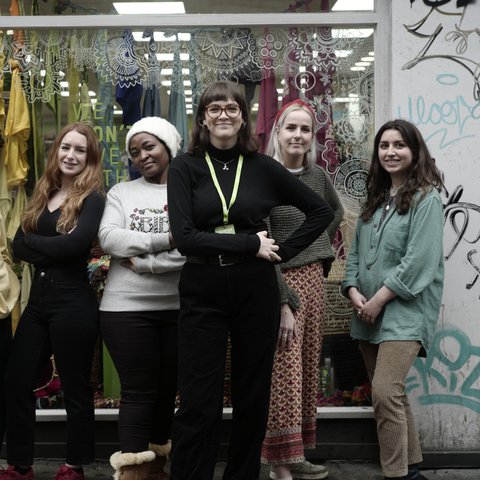 Volunteers at Oxfam Emporium, Manchester