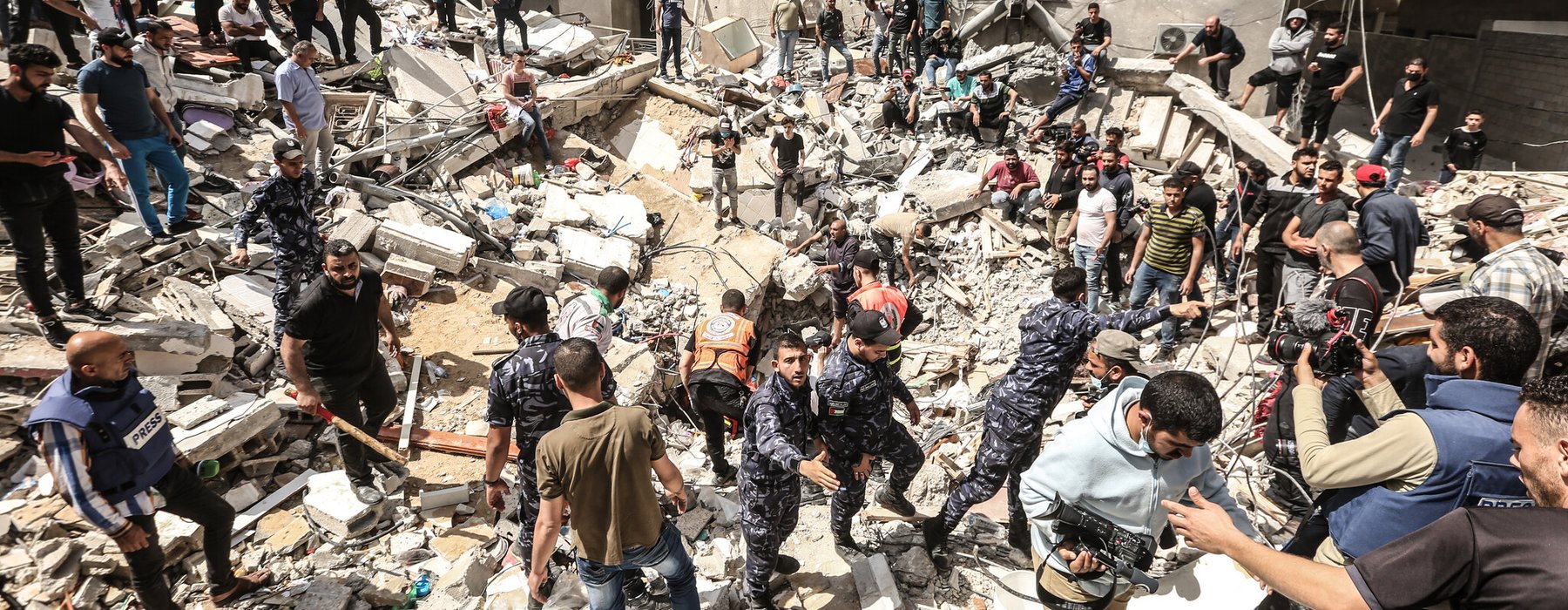 Devastation in Gaza. Photo: Fady Hanona