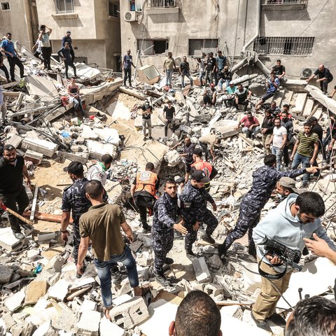 Devastation in Gaza. Photo: Fady Hanona
