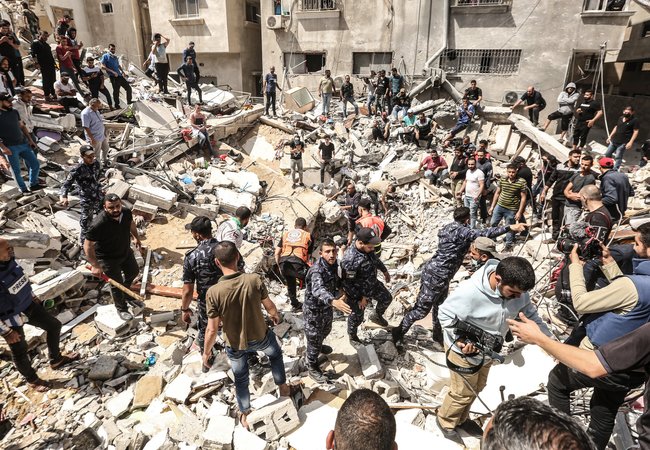 Devastation in Gaza. Photo: Fady Hanona