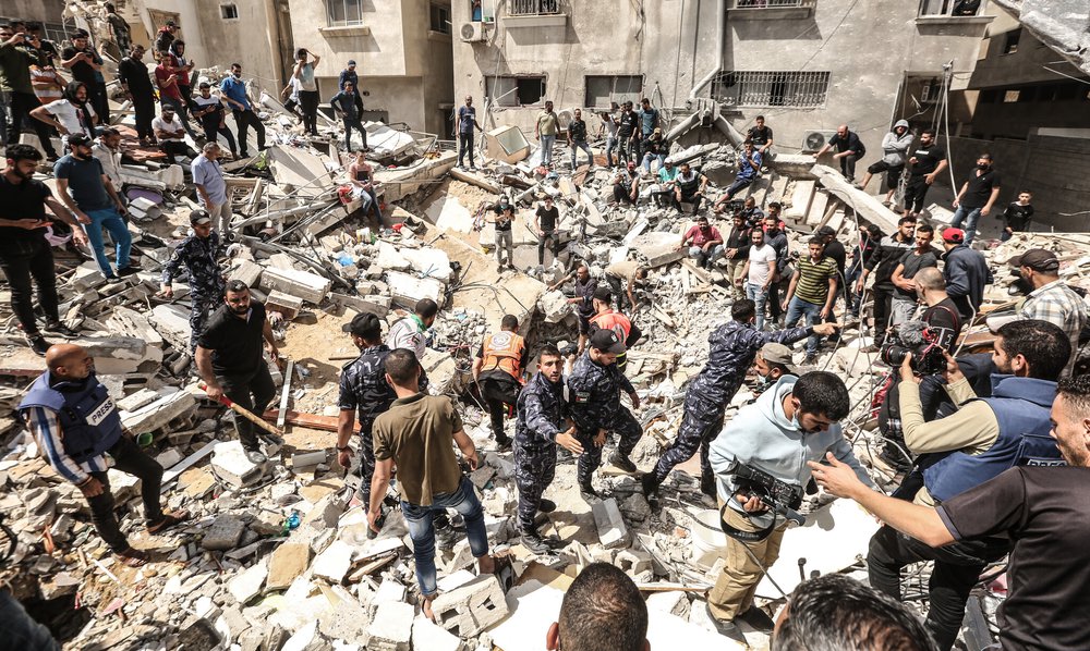 Devastation in Gaza. Photo: Fady Hanona