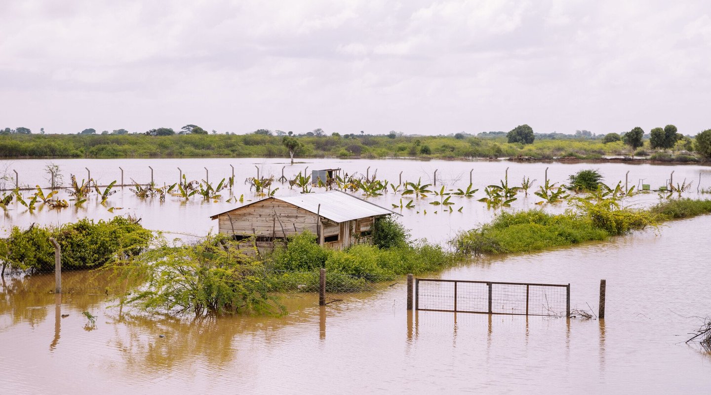 El Nino induced flooding in Garissa and Tana River Counties in northern Kenya.