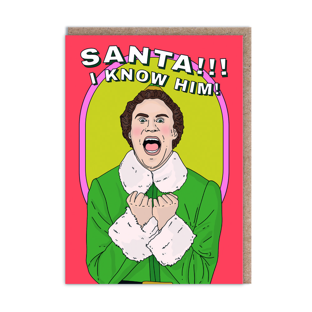 Elf Christmas card