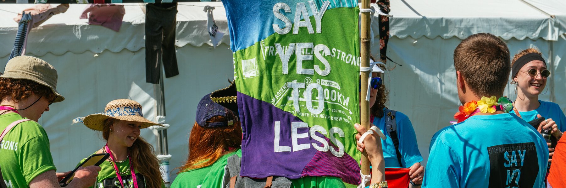 Campaigners at Glastonbury