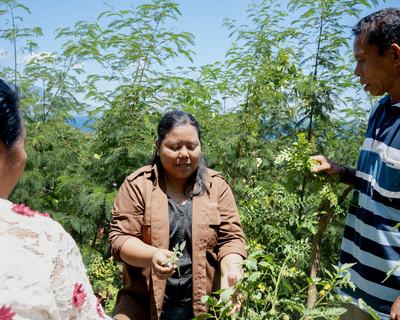 Magda, Oxfam's ICDRC Project Manager in Larantuka, Indonesia