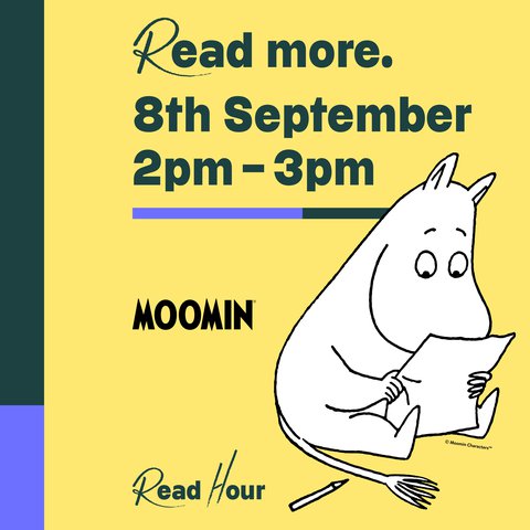 Join Read Hour with the Moomins on 8th September