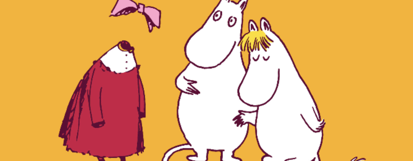 Moomins. A sketch from The Invisible Child by Tove Jansson