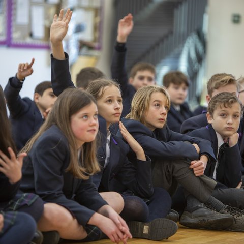 School children at Valley Invicta Primary School in King's Hill