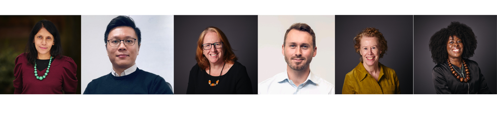 Photo showing six Oxfam GB leaders