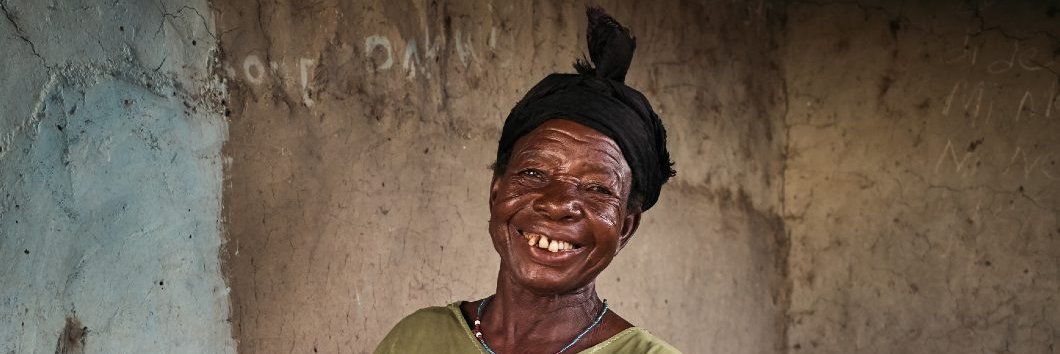 Oxfam installed a solar powered water pump in Akisneem's village in Ghana that allows women to farm vegetables during the dry season.