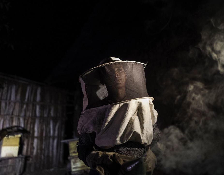 Oxfam’s honey value chain project includes numeracy and literacy classes for women who have not had the opportunity to go to school or have had to leave school early.