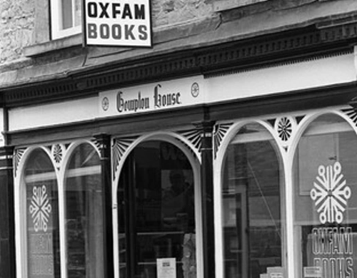 Oxfam Book Shop in Hay, September 1977. Photo: Oxfam