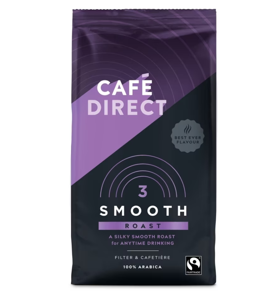 A bag of Cafe Direct Ground Empower Coffee