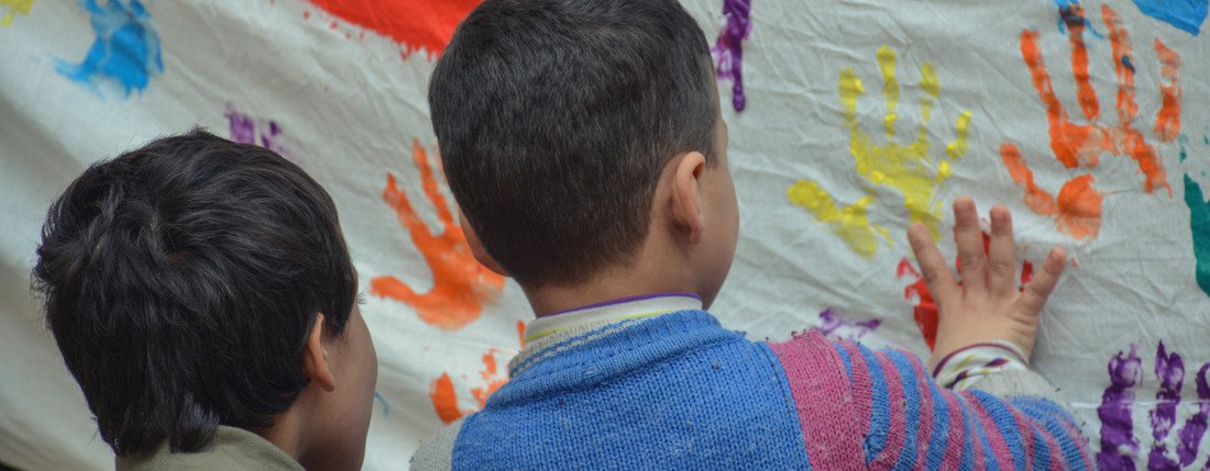 World Water Day in a school in Aleppo’s old city.