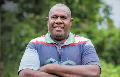 George, disability committee chairman, Vanuatu Society for People with Disabilities (VSPD). Photo: Arlene Bax/Oxfam