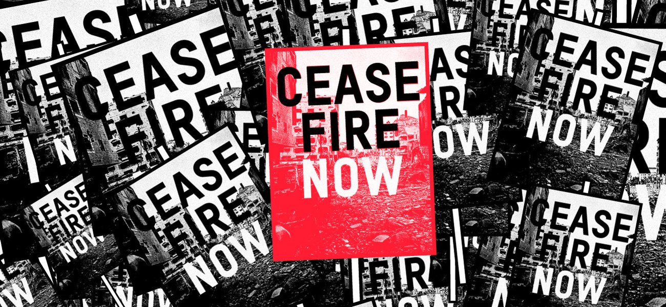 Gaza / Israel: ‘ceasefire Now’ Downloadable Posters | Oxfam GB