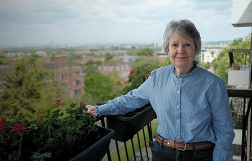 Kate, Oxfam supporter and legacy pledger, at her home in London.