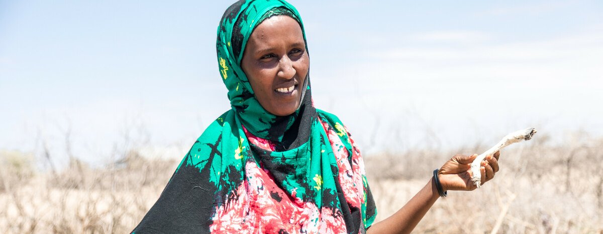 Safia is part of a cash transfer programme in Kenya. Photo: Loliwe Phiri/Oxfam