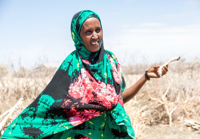 Safia is part of a cash transfer programme in Kenya. Photo: Loliwe Phiri/Oxfam